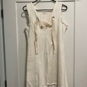 Sage the label tie front dress